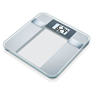 Beurer, up to 150 kg, clear - Glass diagnostic scale 760.30