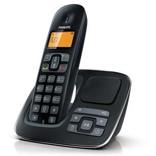 Cordless phone with answering machine BeNear, Philips