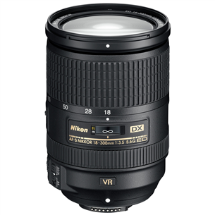 Objektiiv Nikkor 18-300mm f/3.5-5.6G ED VR, Nikon