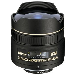 Lens 10.5mm f/2.8G ED DX Fisheye-NIKKOR, Nikon