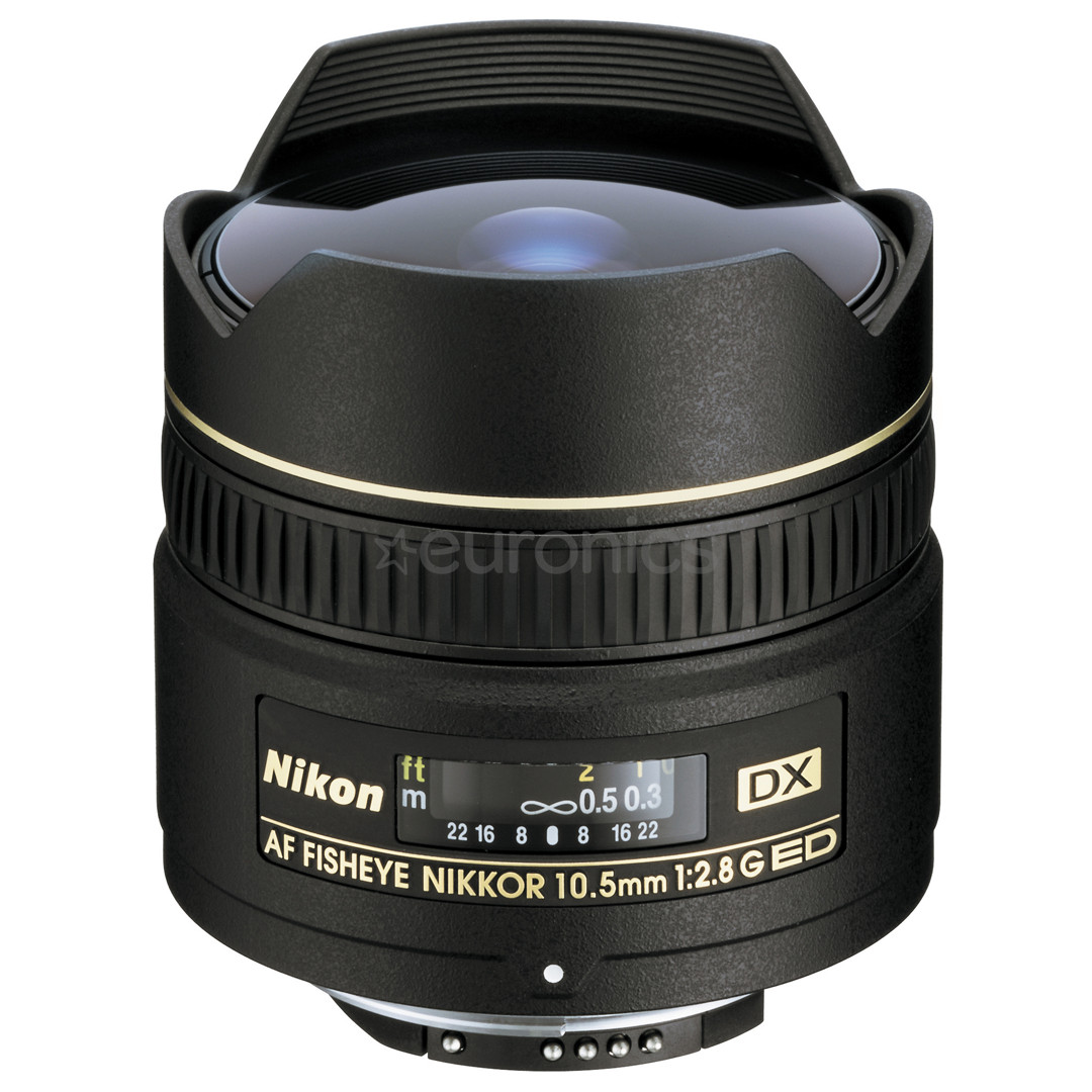 Объектив 10.5 мм f/2.8G ED DX Fisheye-NIKKOR, Nikon