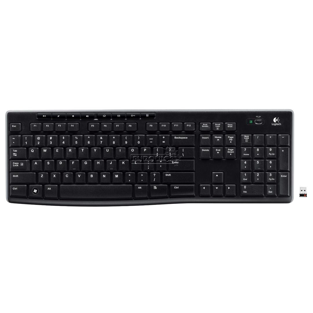Logitech K270, RUS, черный - Беспроводная клавиатура
