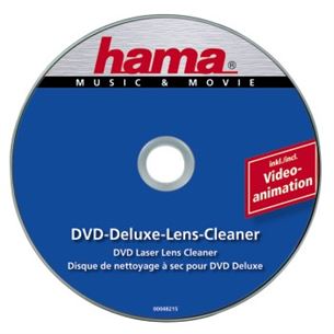 DVD - mängija puhastusplaat Deluxe, Hama