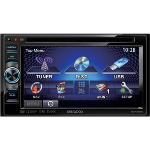 DVD/USB ressiiveriga 6,1" ekraan (2DIN), Kenwood