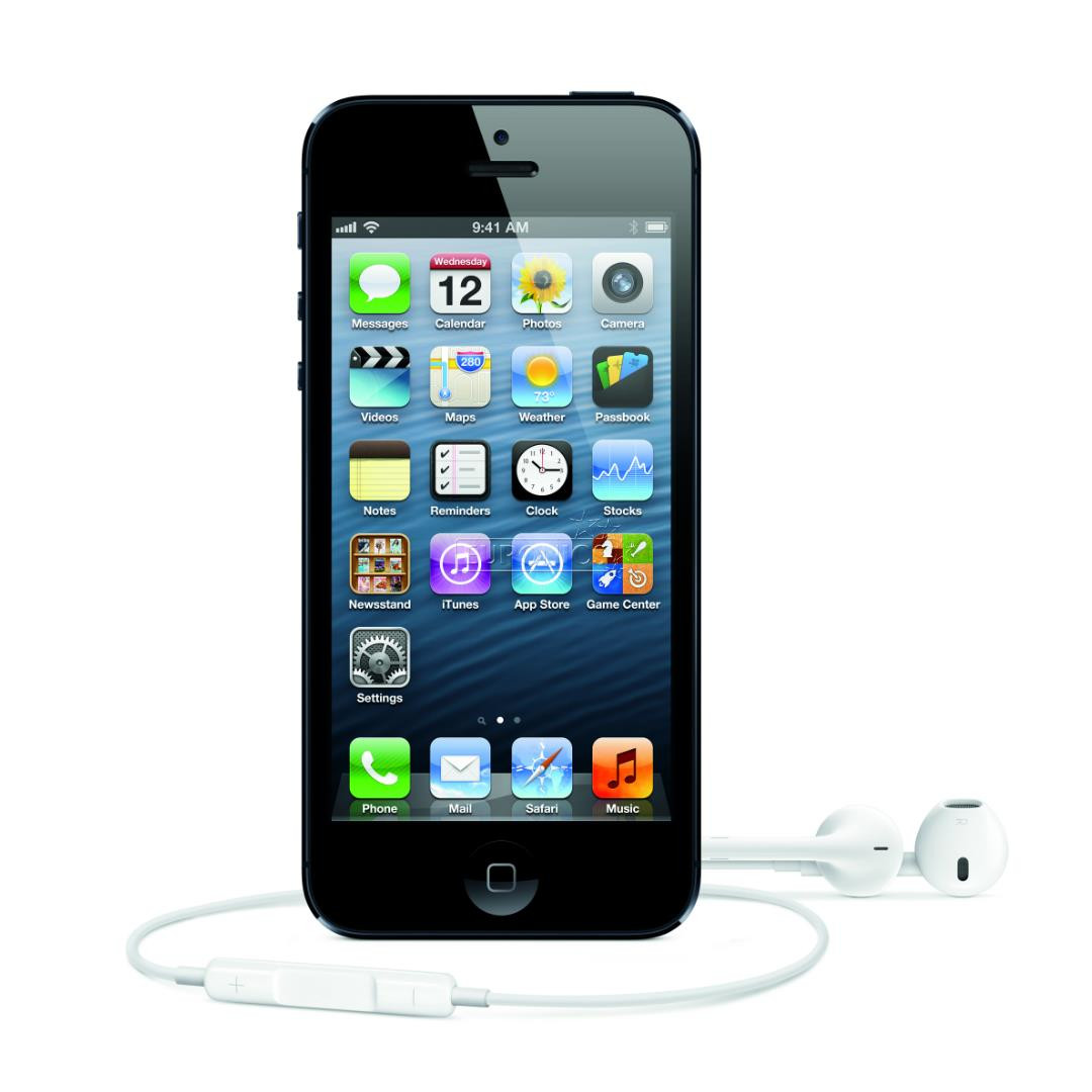 iPhone 5 + EU-adapter, Apple / 16 GB