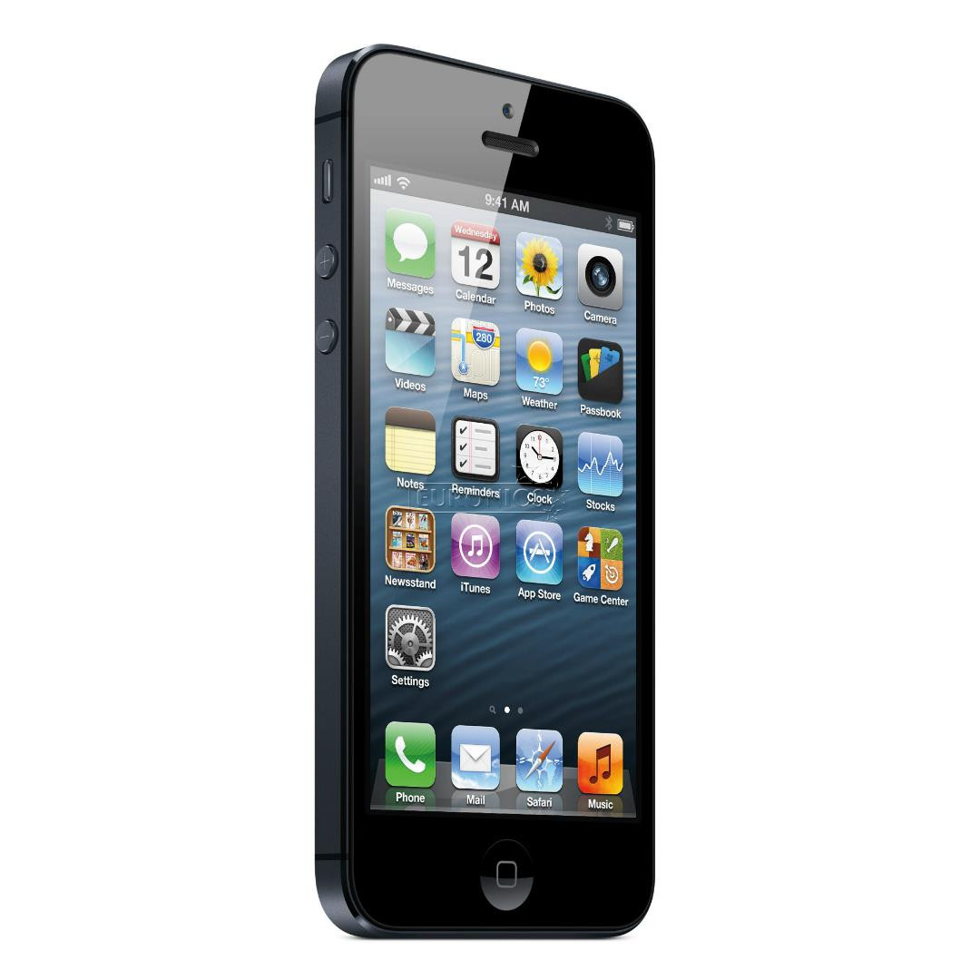 iPhone 5 + EU-adapter, Apple / 16 GB