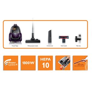 PowerPro Compact bagless vacuum cleaner, Philips