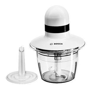 Bosch, 400 W, white/black - Mini chopper