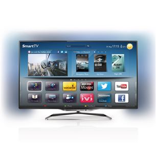 3D 40" Full HD LED ЖК-телевизор, Philips / Smart TV