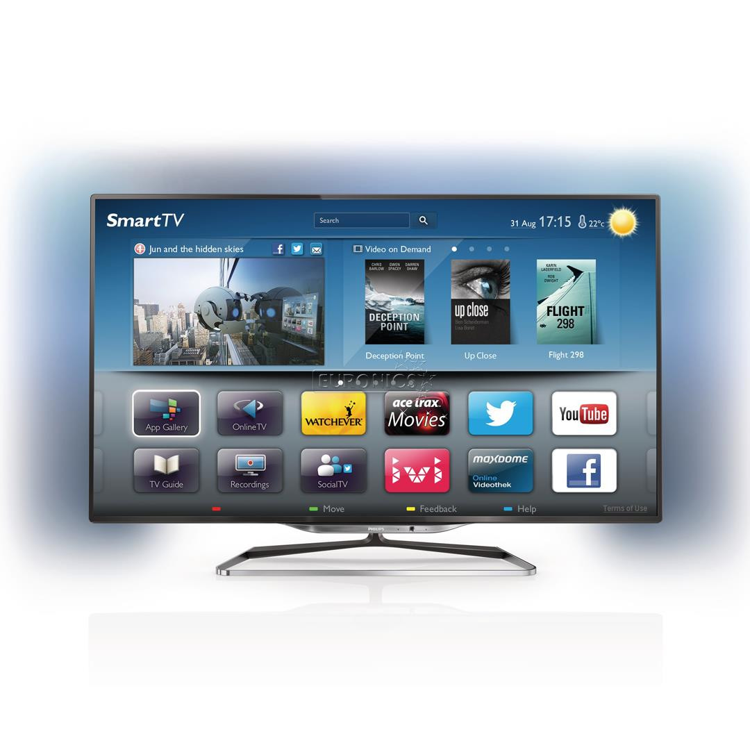 3D 40" Full HD LED LCD-teler, Philips / Smart TV