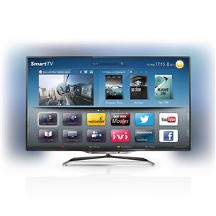 3D 55" Full HD LED ЖК-телевизор, Philips / Smart TV