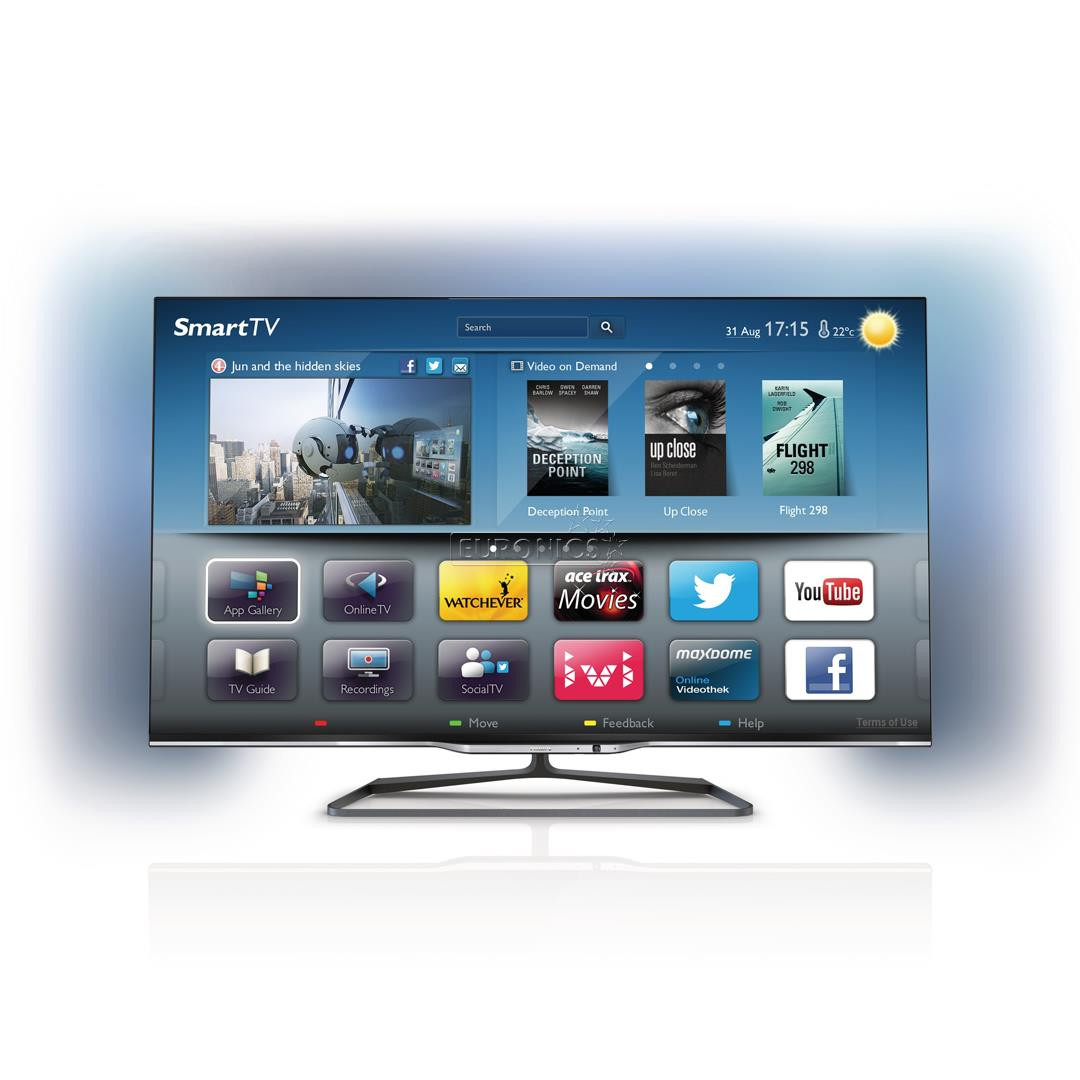 3D 55" Full HD LED LCD-teler, Philips / Smart TV