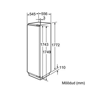 Built-in freezer Bosch (213 L)