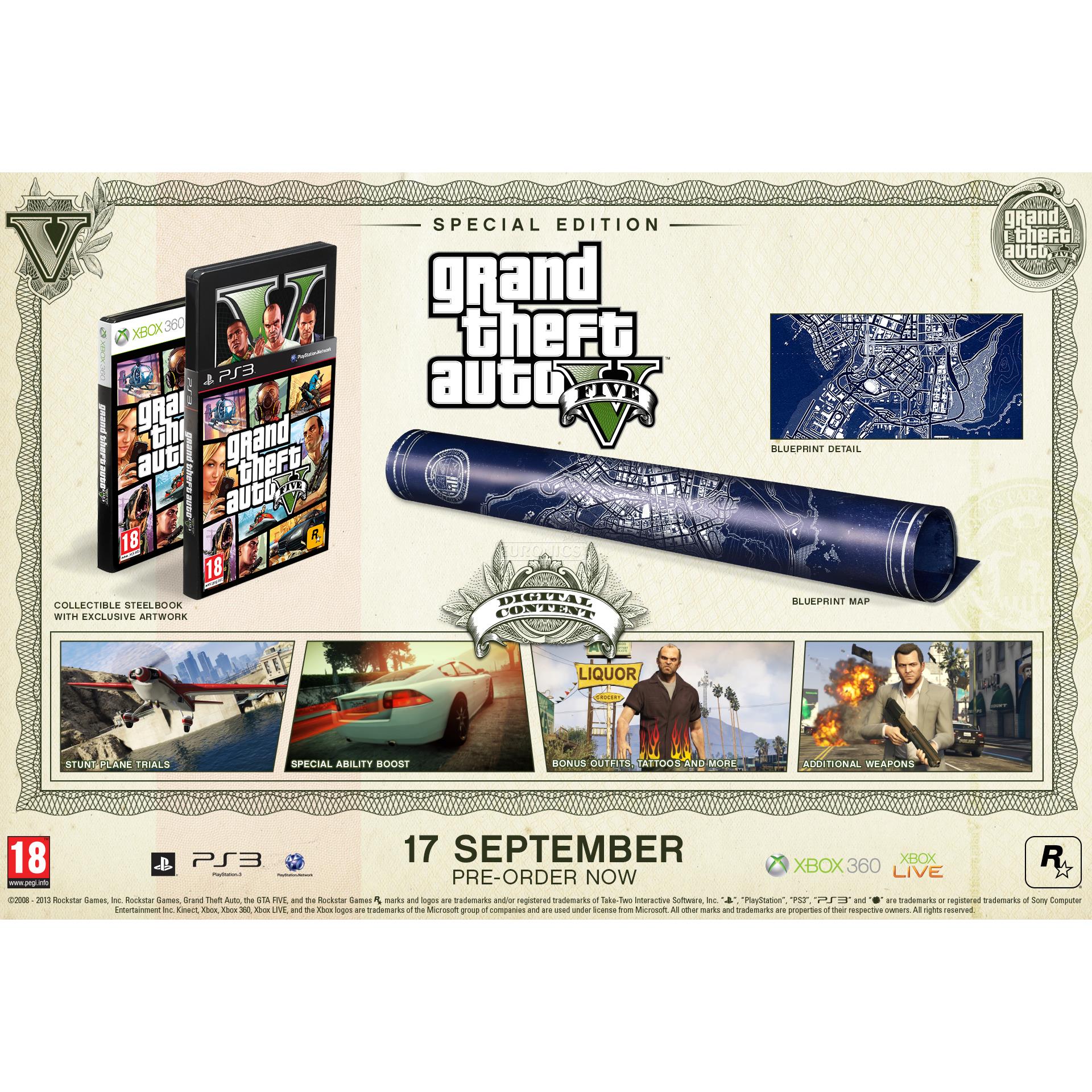 Xbox360 mäng Grand Theft Auto V: Special Edition