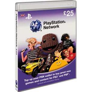 Playstation Network Live Card, Sony / £25