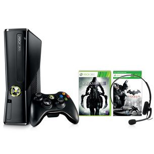 Xbox360 S (250 GB) + Darksiders II + Batman: Arkham City