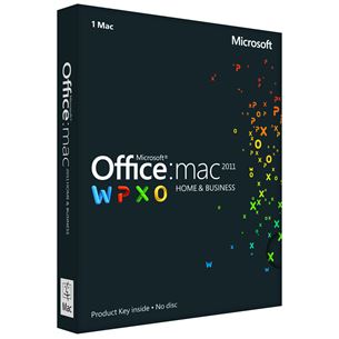 Office Mac Home & Business 2011, Microsoft / ENG