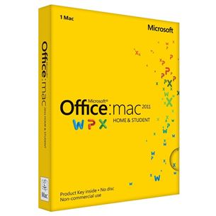 Office Mac Home & Student 2011, Microsoft / ENG