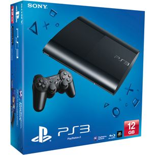 Mängukonsool PlayStation 3 Ultra Slim (12 GB), Sony
