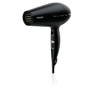 Philips Prestige Pro, 2300 Вт, черный/золотистый - Фен