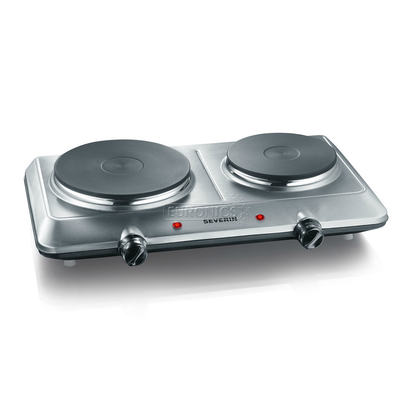 Severin, 2500 Вт, нерж. сталь - Настольная плитка с двумя конфорками