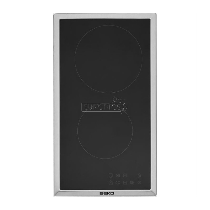 Beko, width 28.8 cm, steel frame, black - Built-in Ceramic Hob