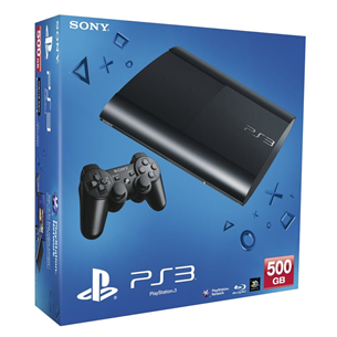 Mängukonsool PlayStation 3 Ultra Slim 500 GB, Sony
