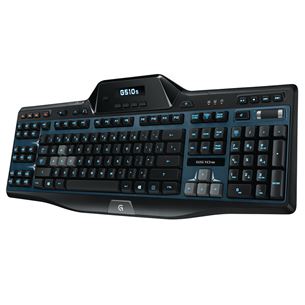 Keyboard G510 Plus, Logitech / SWE layout, LCD display
