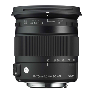 17-70mm F2.8-4 DC Macro HSM lens for Sony, Sigma