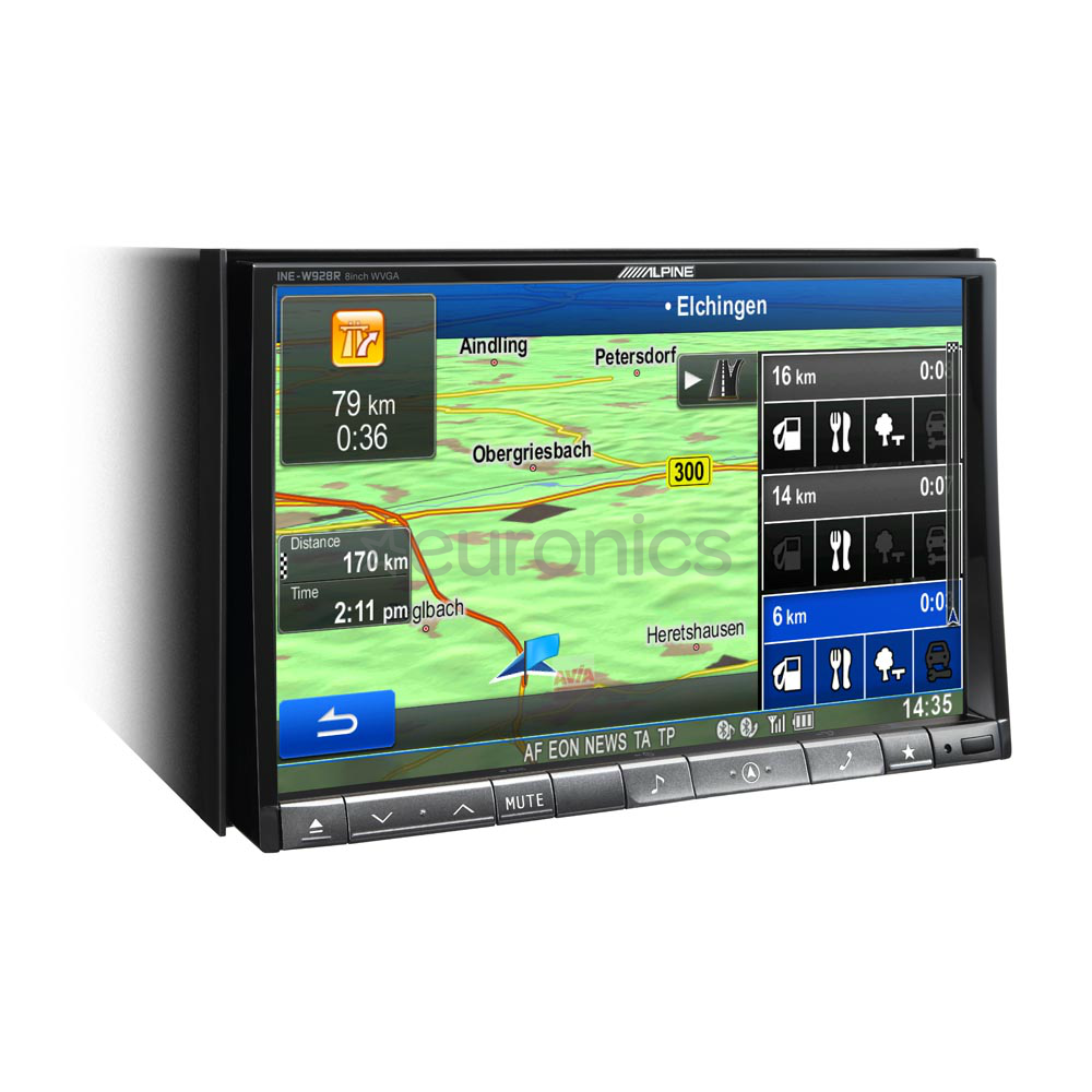 Передовая навигационная станция INEW928R, Alpine