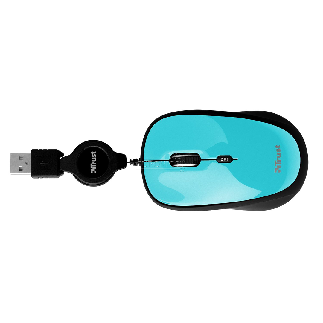Retractable optical mouse Yvi, Trust