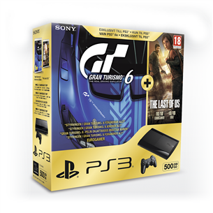 Приставка PlayStation 3 Ultra Slim + игры The Last of Us и Gran turismo 6