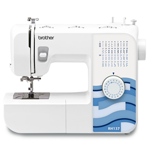 Brother, white/blue - Sewing machine RH137