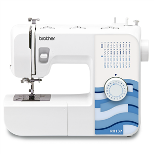 Brother, white/blue - Sewing machine