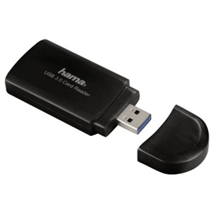 Memory card reader with USB, Hama / SD & microSD