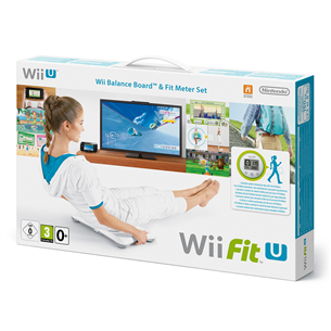 Wii Fit U mäng + tasakaalulaud + Fit Meter, Nintendo