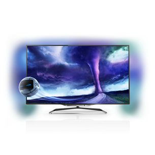 55" 3D Full HD LED TV, Philips / Smart TV