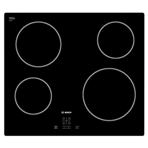 Bosch, width 59.2 cm, black - Built-in ceramic hob