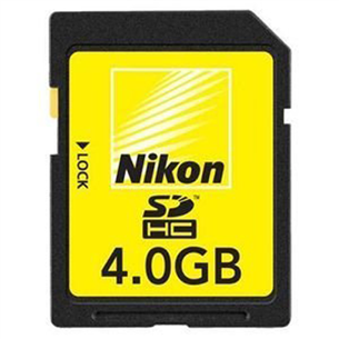 SD memory card, Nikon / 4 GB