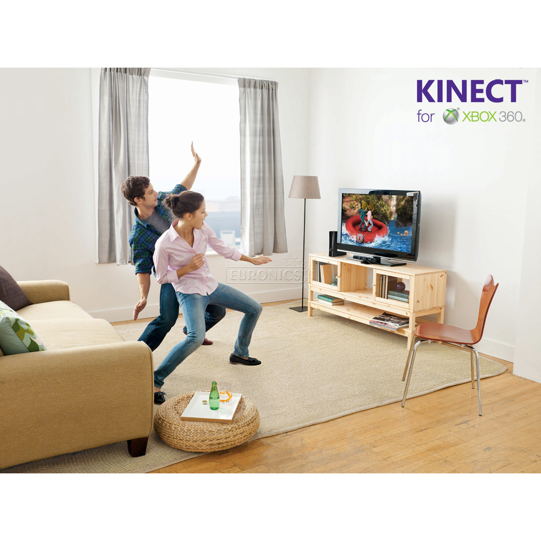 Xbox 360 Slim (250 GB) + Kinect sensor