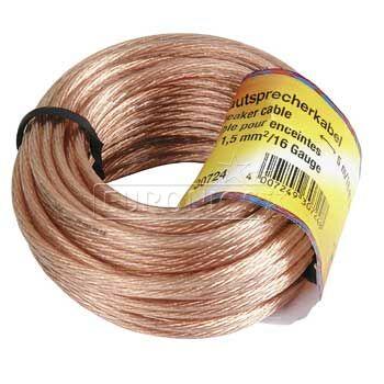 Kõlarikaabel 2 x 1.5 mm² Hama (10 m)