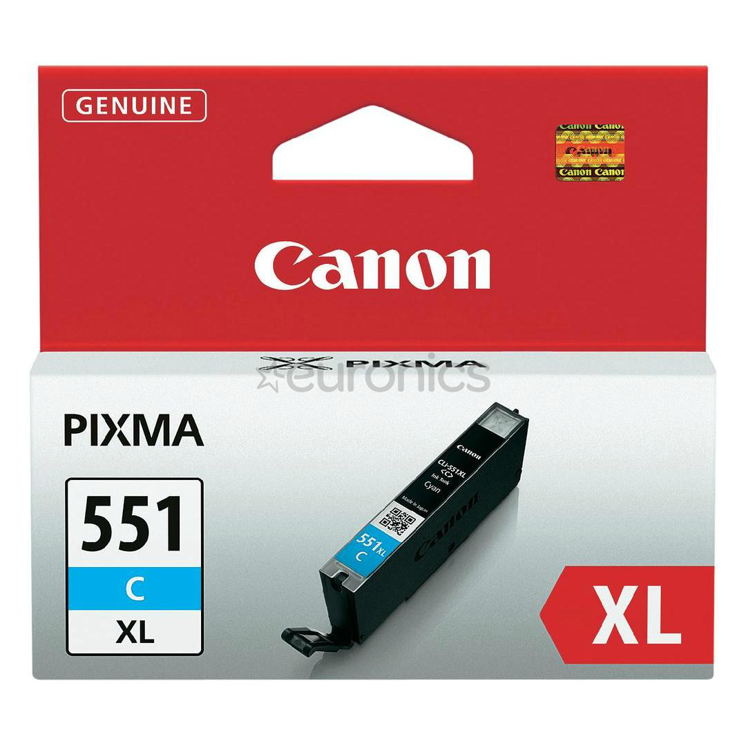 Tindikassett Canon CLI-551YC XL