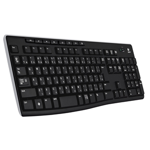 Logitech K270, SWE, черная - Беспроводная клавиатура 920-003735