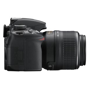 DSLR camera D3200 with 18–55mm VR lens, Nikon