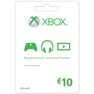 Xbox Live kinkekaart, Microsoft / 10€
