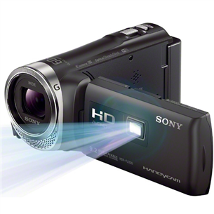 Videokaamera Handycam PJ330E, Sony / projektor
