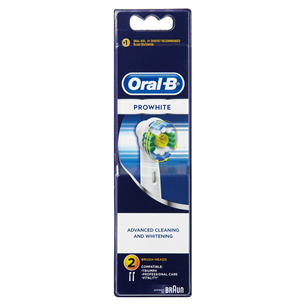 Oral-B Braun ProWhite, 2 pieces, white - Replacement brushes