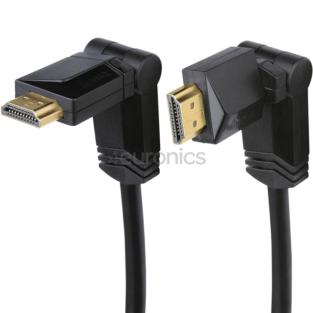 Juhe kullatud pöörlev HDMI 1.4 Hama (1,5 m)