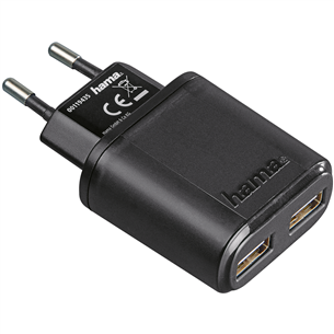 USB dual charger (5 V/2.1 A), Hama
