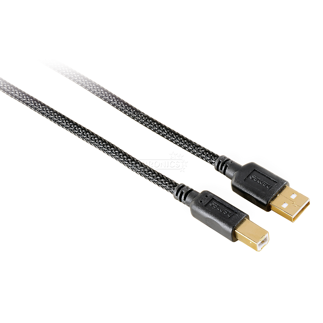Hama, USB A -> USB B, длина 1,5 м - Кабель